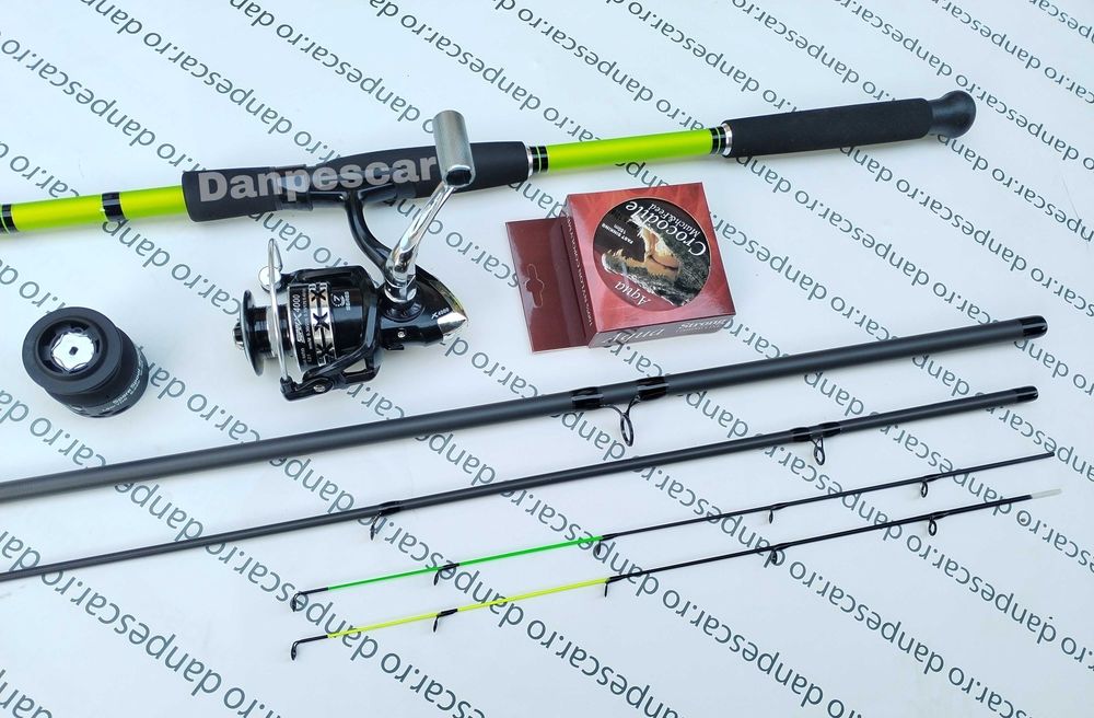 SET Feeder BOLENTINO PRO 3,60m 180gr + Mulineta SAIMINO X4000+150MFIR