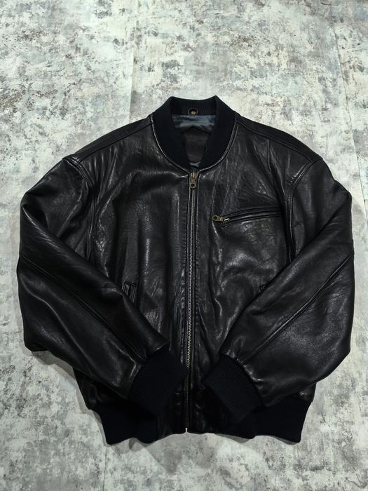 Vintage Leather Bomber