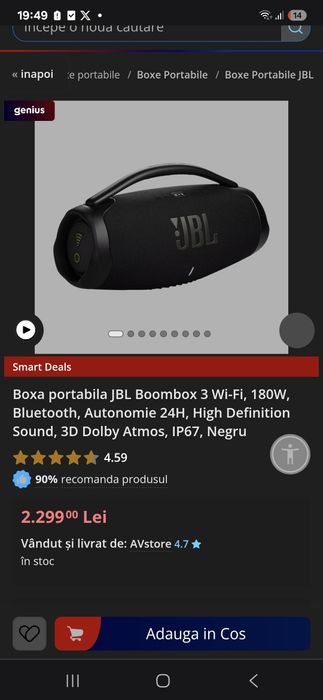 Boxa portabilă JBL Boombox 3
