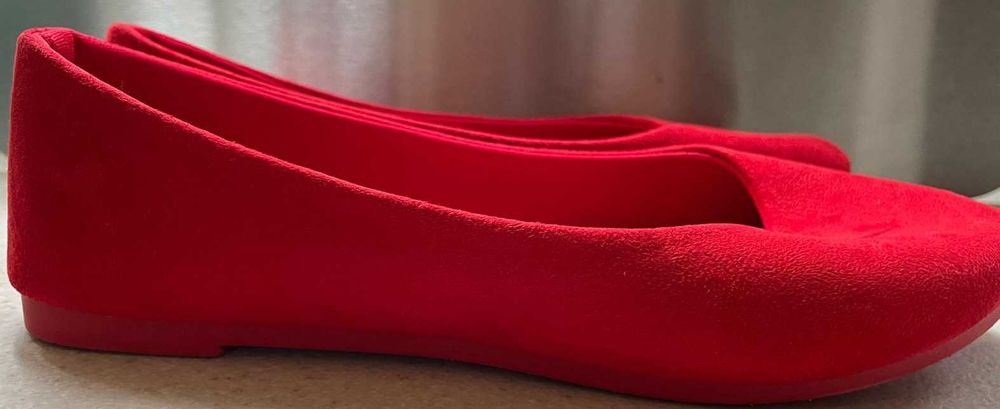 Balerini dama imitatie piele intoarsa nr.37