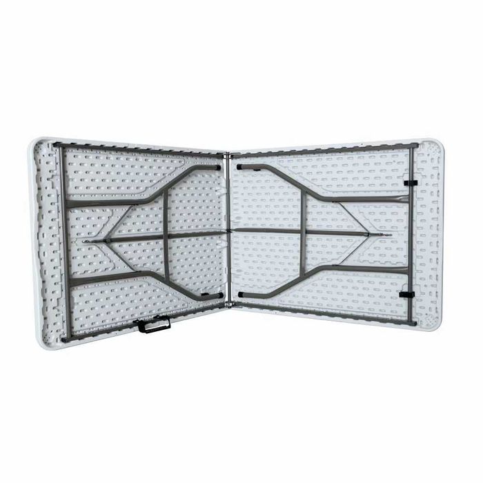 Masa Pliabila Alba Camping Gradina Curte Evenimente Terasa 180x70x74cm