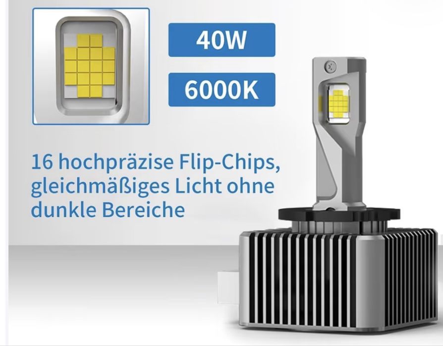 Becuri LED D1S 6000k sau 5500k