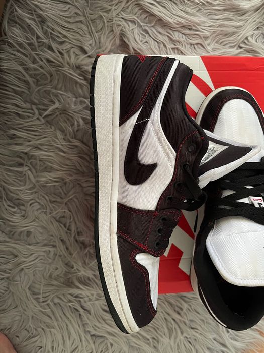 Nike Air Jordan 1 Low SE Utility White Black Gym Red