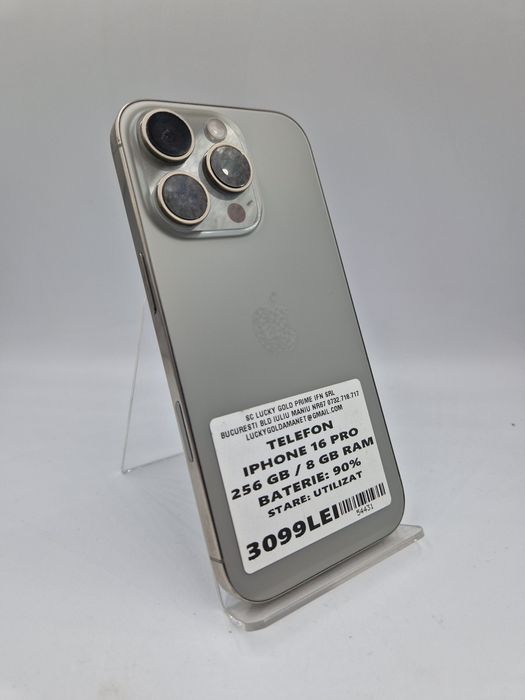 Iphone 16 Pro 256GB / 8GB RAM 90% Baterie Garantie #54431
