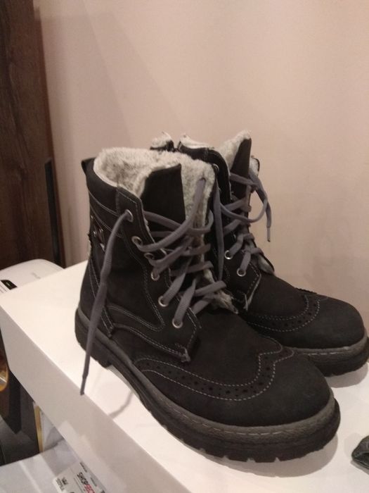 Юношески ботуши за момче,  36 номер,  естествена кожа