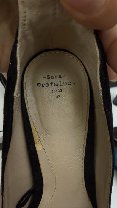 Продам черные туфли Zara на каблуке