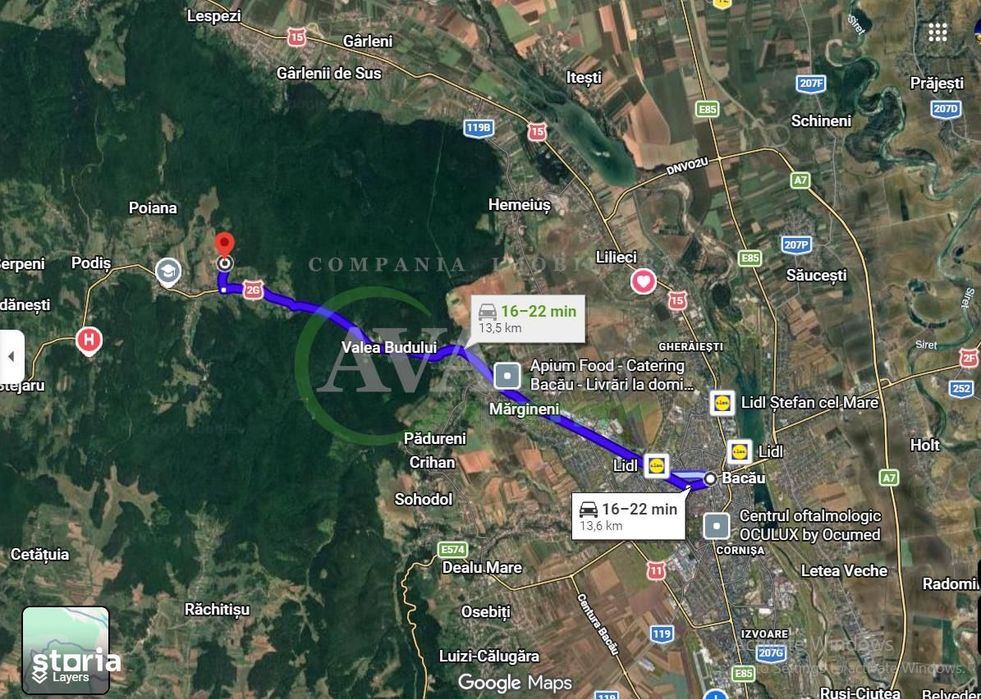 Teren intravilan 2800 mp, zona Luncani-Bacau