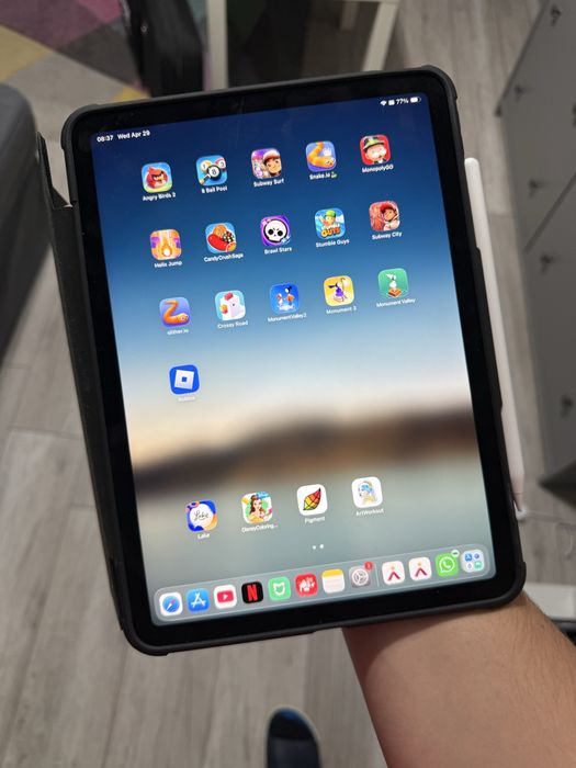 iPad Air 11 inch M3 128GB, model 2025, pencil pro, accesorii, garantie si factura