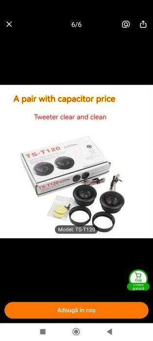 Tweetere audio pentru mașină