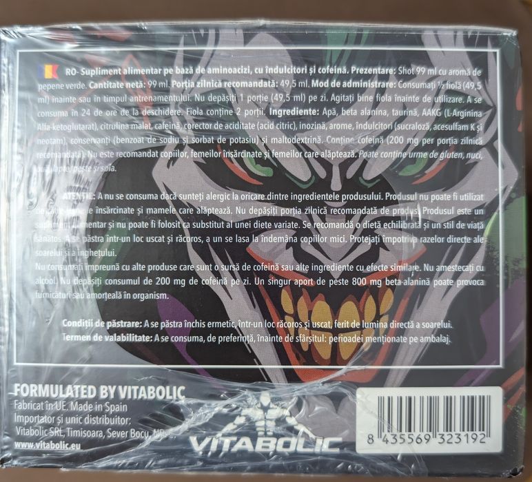 Vitabolic pre workout shot 2-crazy