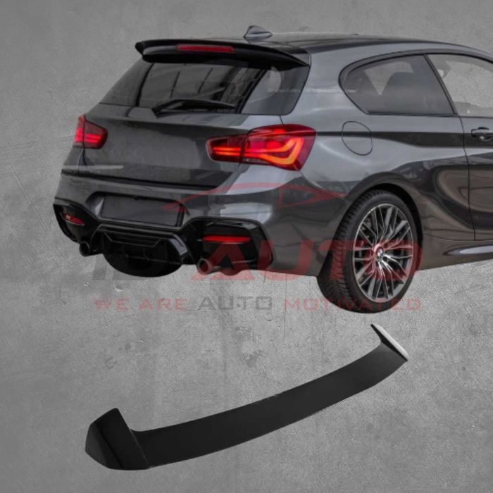 Лип спойлер за багажник BMW F20 (2011–2018), черен, бмв ф20 тунинг