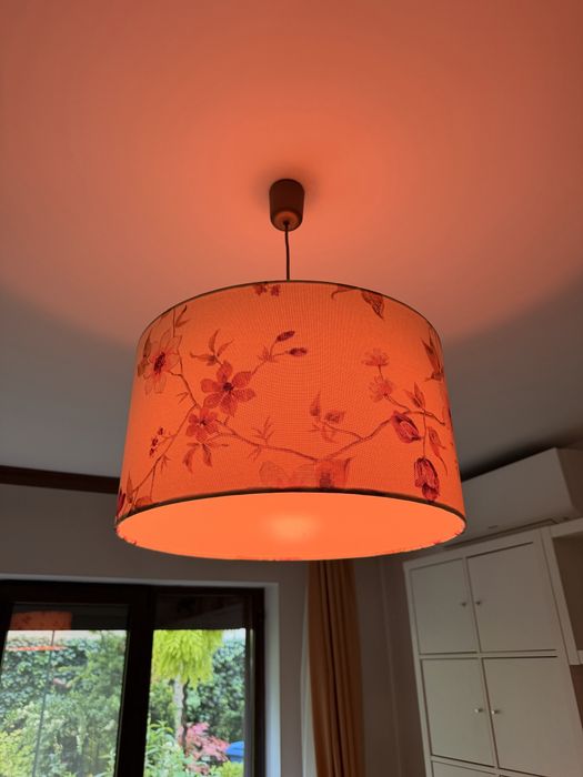 Abajururi Lustre cilindrice Voyage Maison cu imprimeu botanic – 7 bucăți