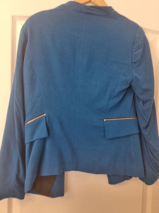 Sacou albastru roial Zara marimea M
