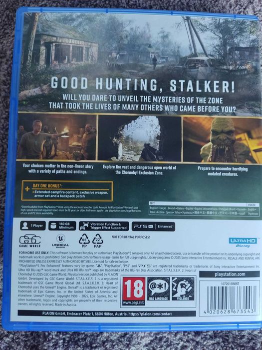 PS5: Stalker 2 Heart of Chernobyl
