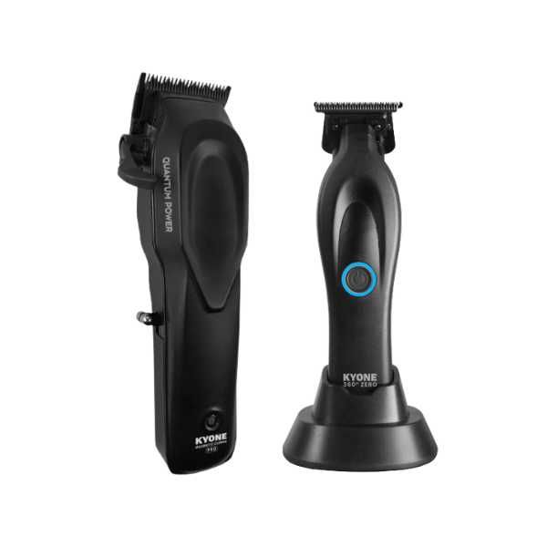 Kyone Quantum Pro Magnetic Машинка и 360 Zero Тример (Бъндъл)