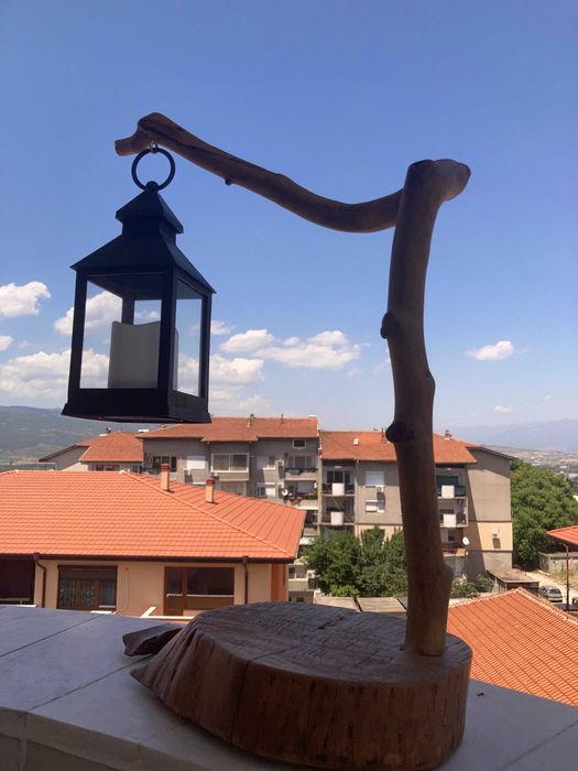 Ръчно изработена лампа / свещник