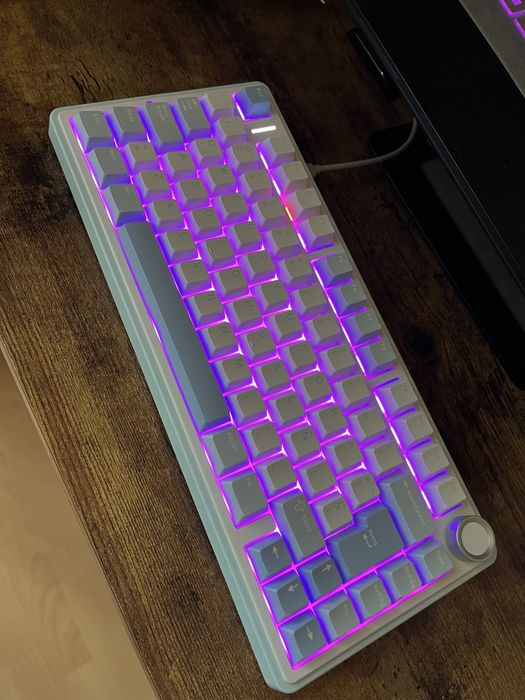 EPOMAKER AULA F75 75% клавиатура QWERTY Hot-Swap Gasket-Mounted Wired/Bluetooth/2.4GHz Wireless Mechanical Gaming Keyboard RGB Backlight