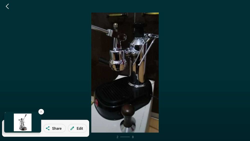 Espressor La Pavoni Europiccola Base Nera Expresor Expressor Espresor