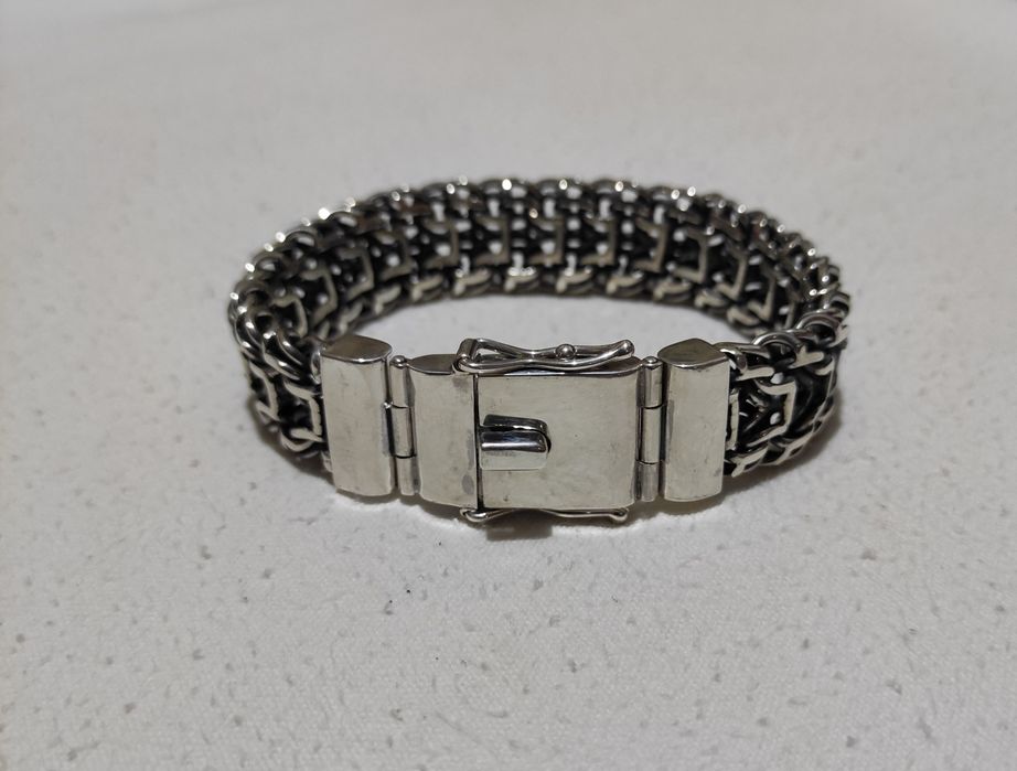 Браслет серебряный " Император"