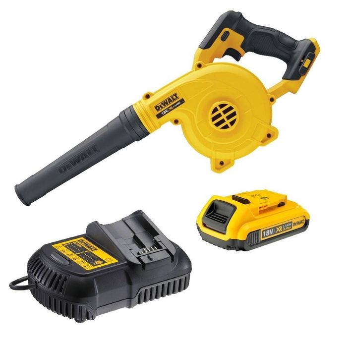 Акумулаторна въздуходувка DeWALT DCV100 с батерия 2Ah и Зарядно