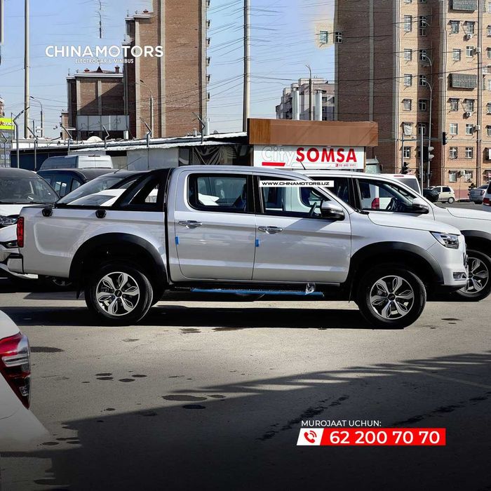 Jac T8 Pickup  Xorazm Jac Motors  avtosalonimizda sotuvda tayyor