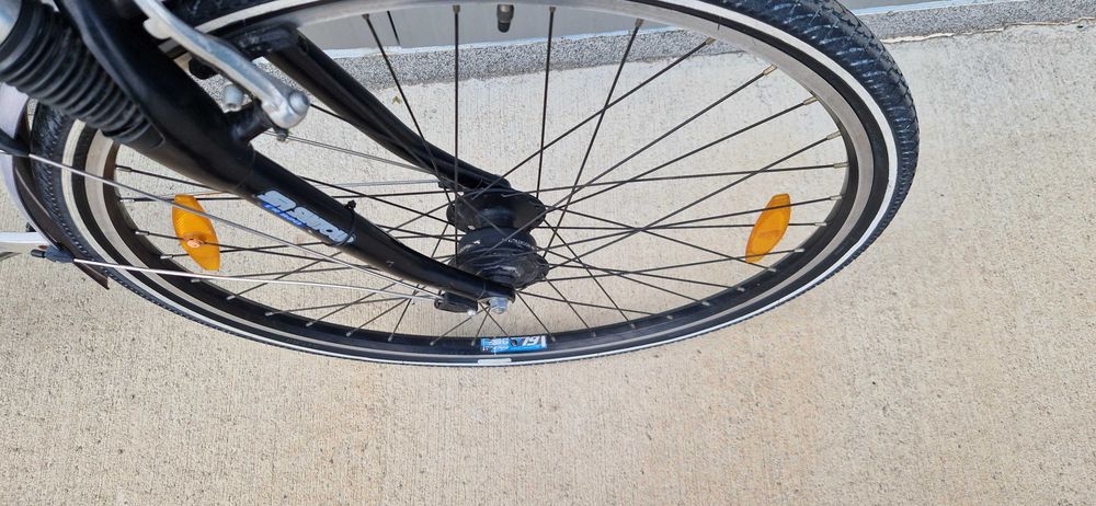 Дамски алуминиев велосипед Pegasus 28"колело с кошница