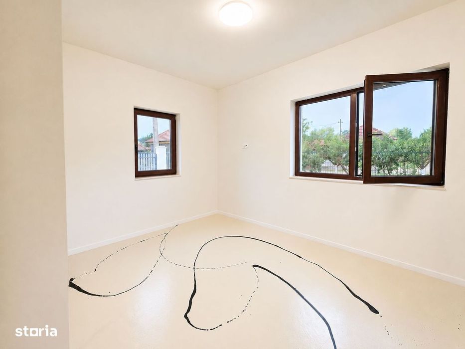 Casa individuala, pe un nivel,4 camere, 114mp utili, 750mp teren, Jucu