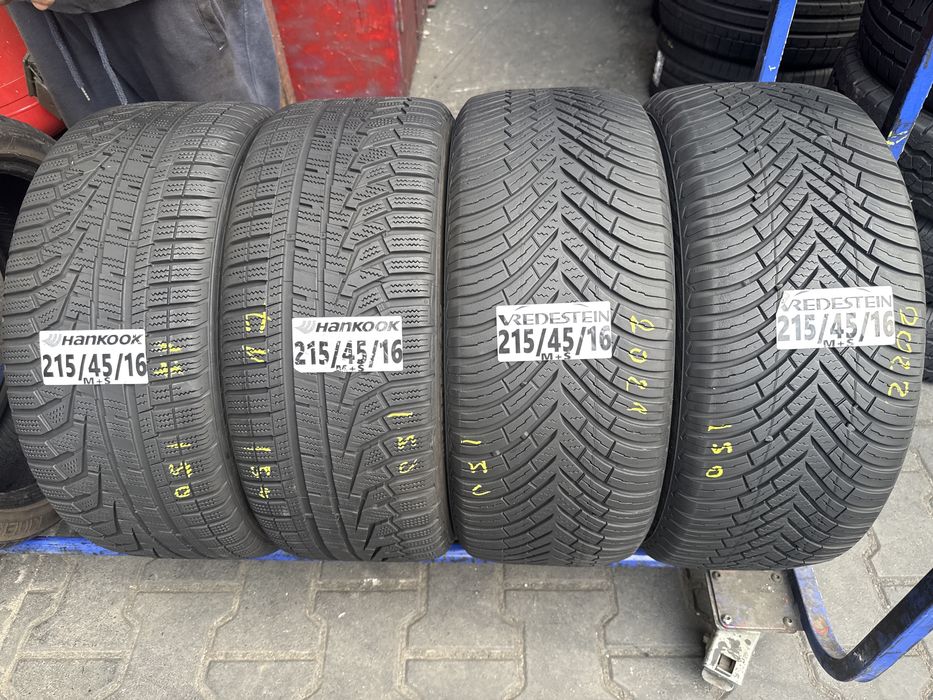 215/45/16 Vredestein - Hankook M+S