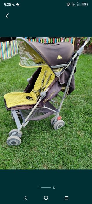 Бебешка количка Maclaren Techno XLR, чувалче, дъждобран