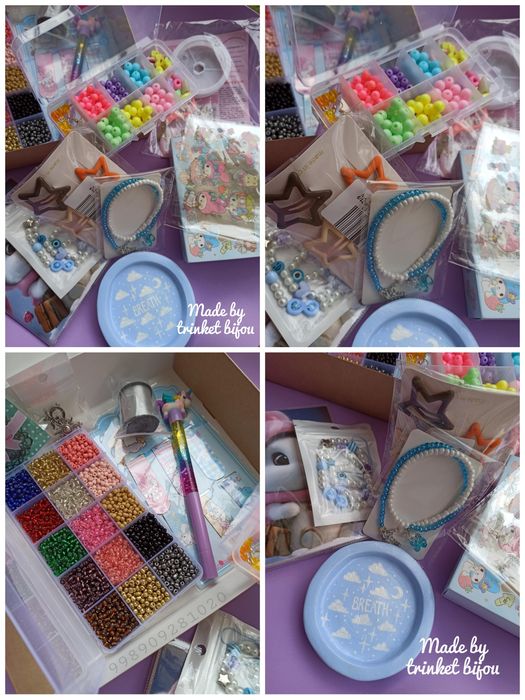 Большой подарочный Набор бисера для хобби бисер 15 цветов комплект.