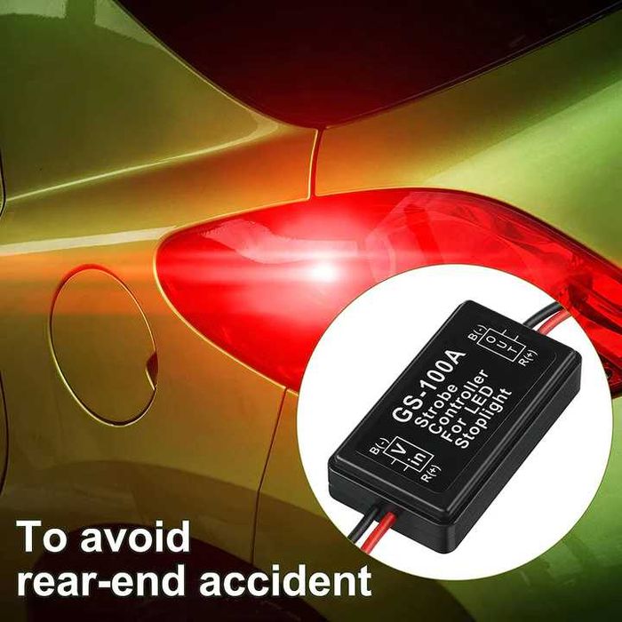 Modul Strobo Flash pentru lampa Stop Frana 12V - 24V auto moto