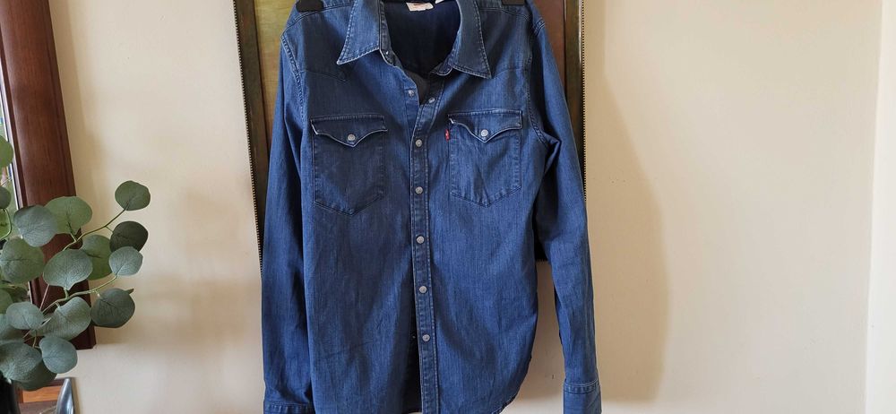 Camasa de blugi Levi's albastra