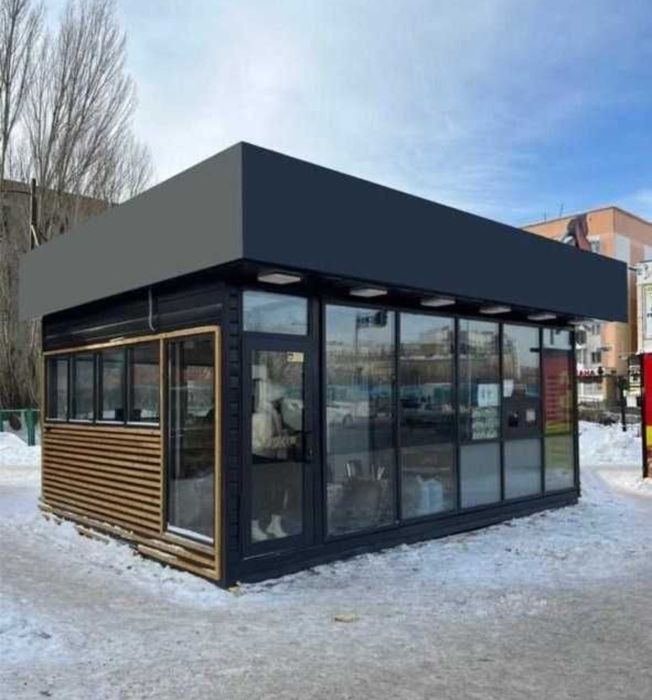 Утепленный контейнер , торговый павильон , киоск