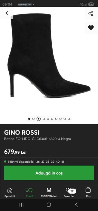 Botine piele gino rossi noi