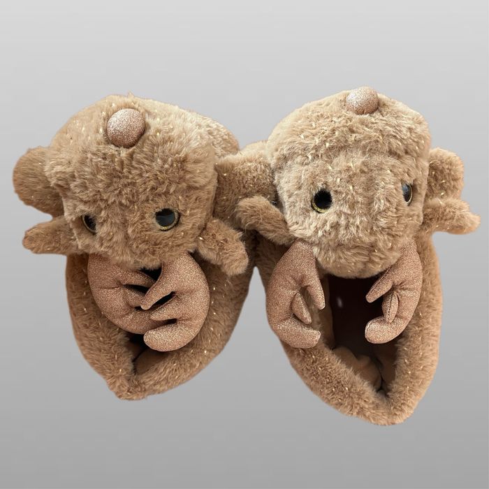 Коледни дамски пантофи