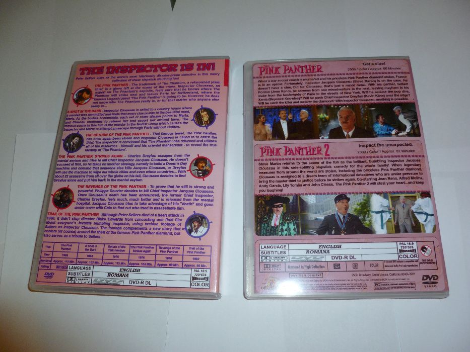 Colectia filme Pantera roz The Pink Panther DVD