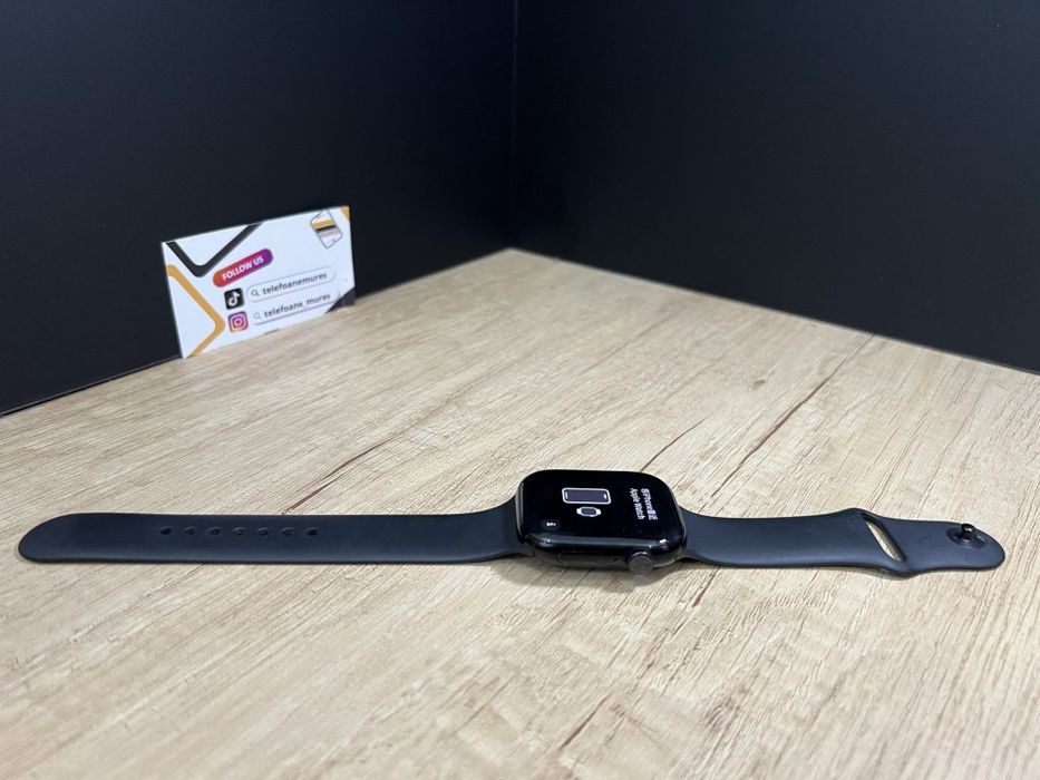 Apple Watch Seria 10 46mm Jet Black Aluminium Second-Hand Foarte Bun 2