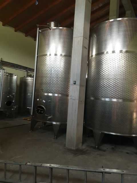 Rezervoare/cisterne stocaj vin 15000litri marca Gortani, inox Aisi 304