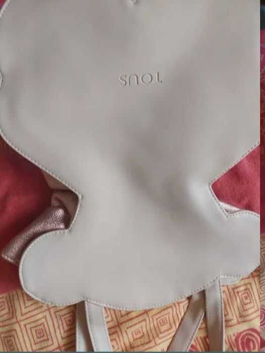 Geantă casual model ursuleț cu sclipici