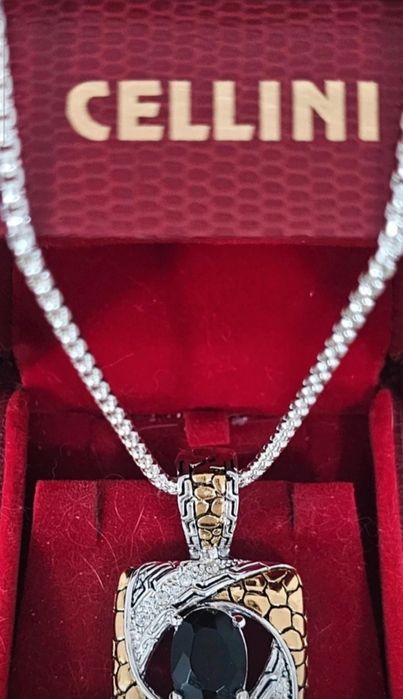 Colier damă nou superb bicolor