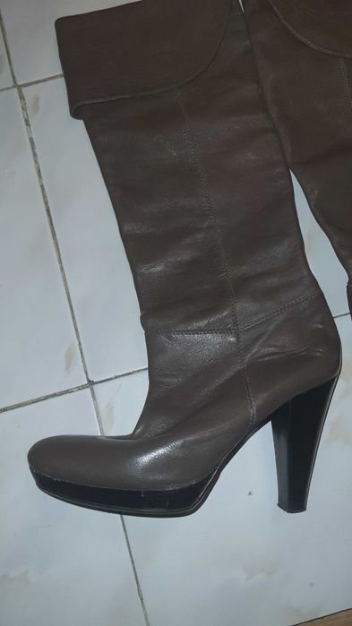 oferta cizme piele bej 37