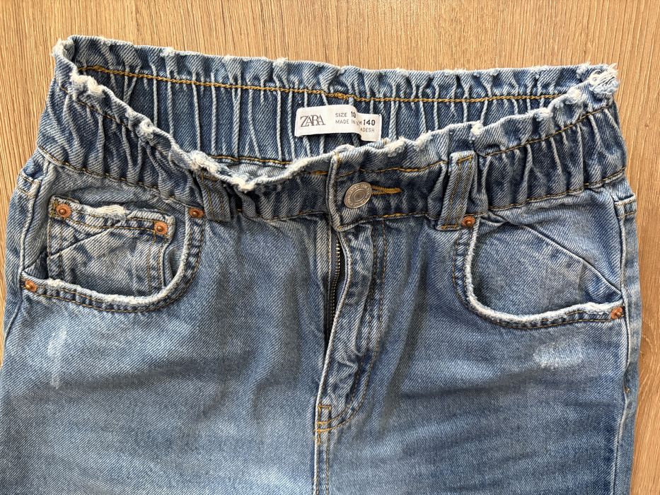 Дънки Zara и клин  H&M 140см + 2бр. Къси панталонки