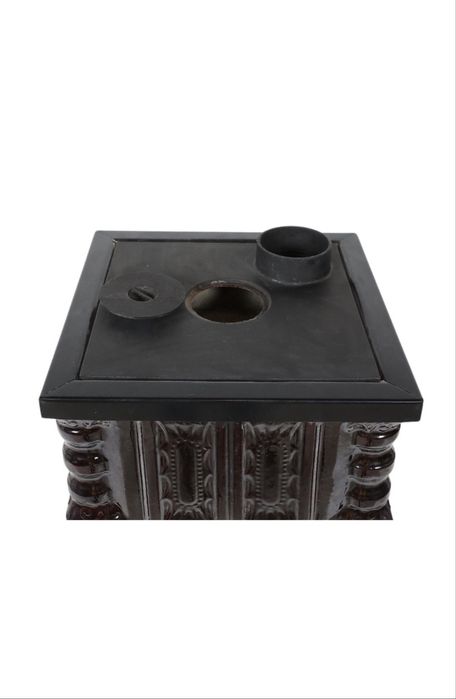 Soba teracota pe lemne cu plita de gatit