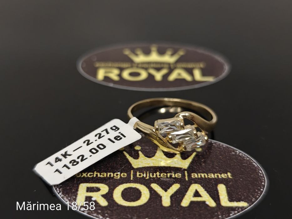Bijuteria Royal: Inel aur 14k/2.27 gr