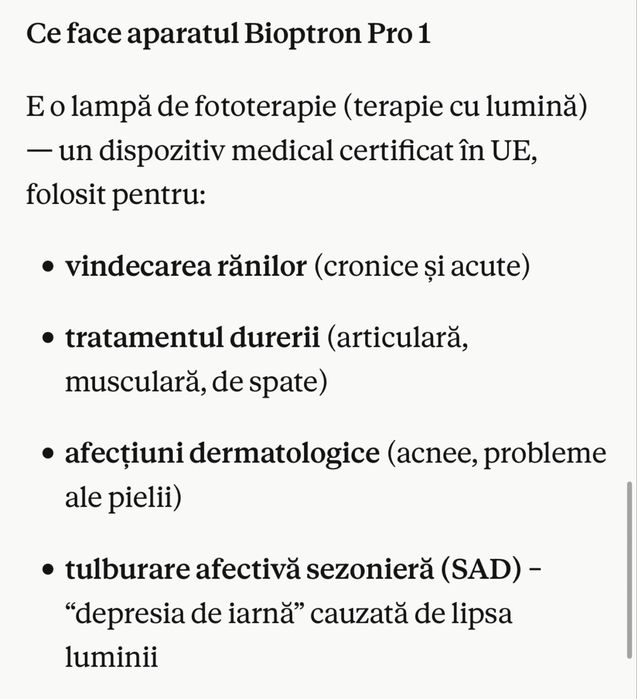 Vand Biotron Pro 1, nefolosit