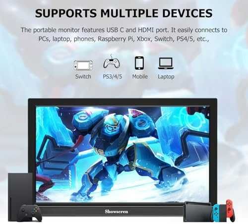 Showscreen преносим монитор 17.3″ Full HD 60Hz с говорители