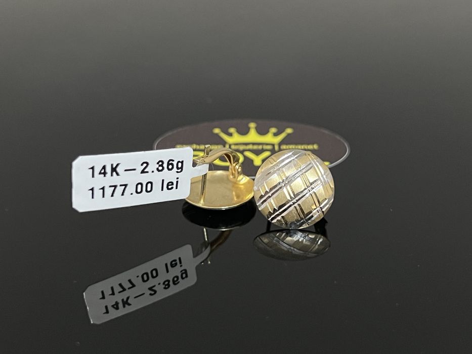 Bijuteria Royal CB : Cercei dama aur 14K 2,36 grame