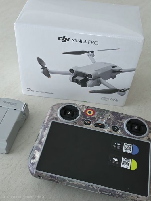 Vând/schimb DJI  mini 3pro, sigilata, dji care pana in 04.2028