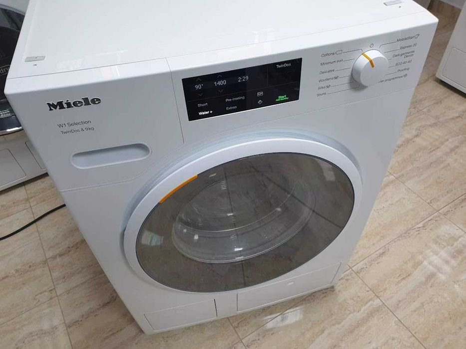 UK Miele 9кг 1600rpm Wi-Fi TwinDos Пералня Миеле 12м Гаранция