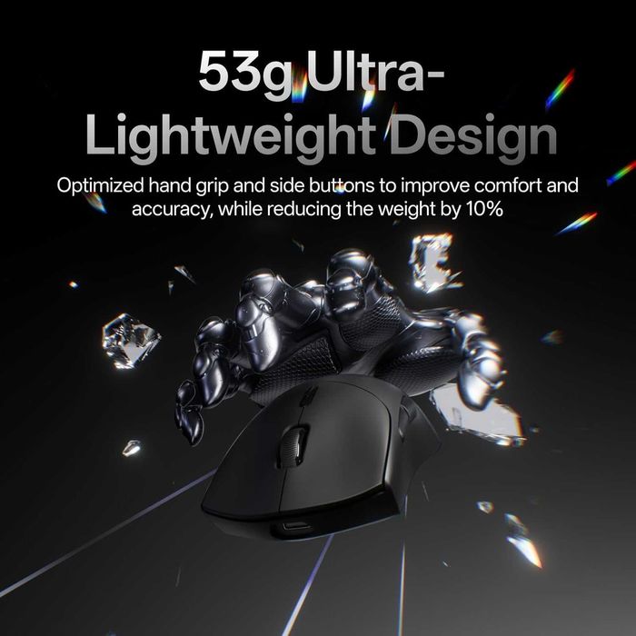 Безжична геймърска мишка Rapoo VT7 MAX, Nordic nRF54L15 MCU